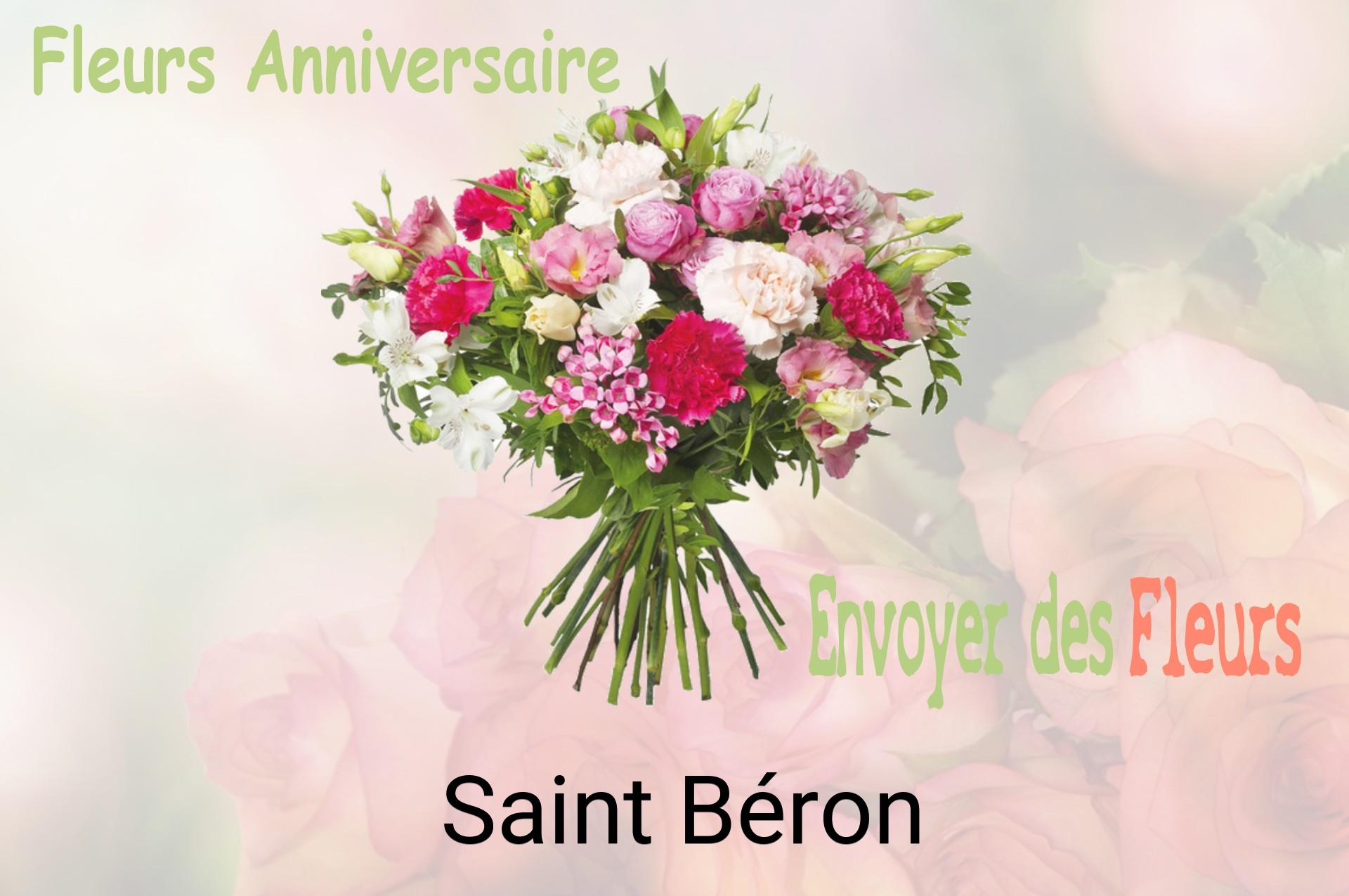 Bouquet de fleurs d’anniversaire livré à Saint-Béron