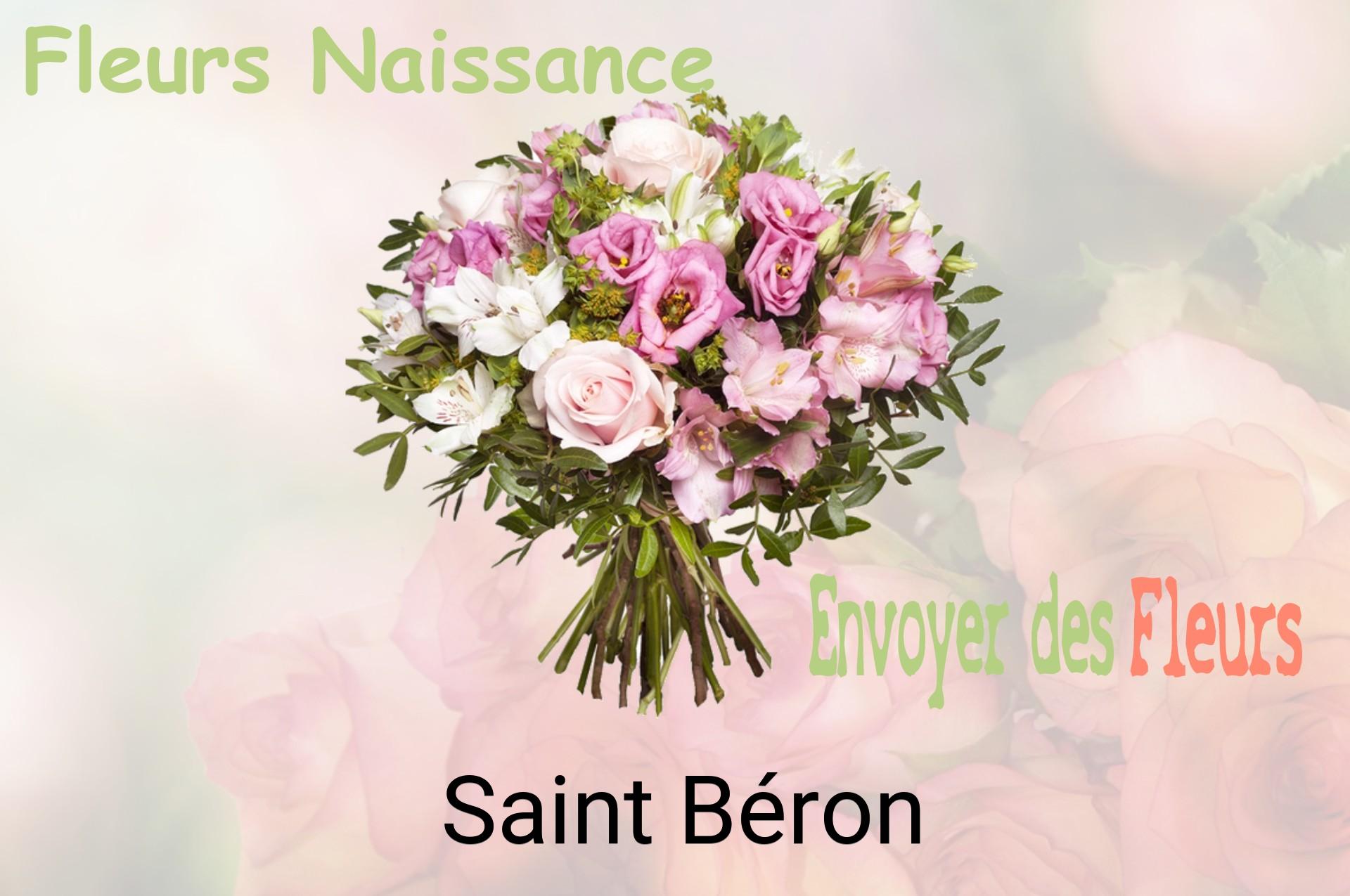 Bouquet de fleurs de naissance livré à Saint-Béron